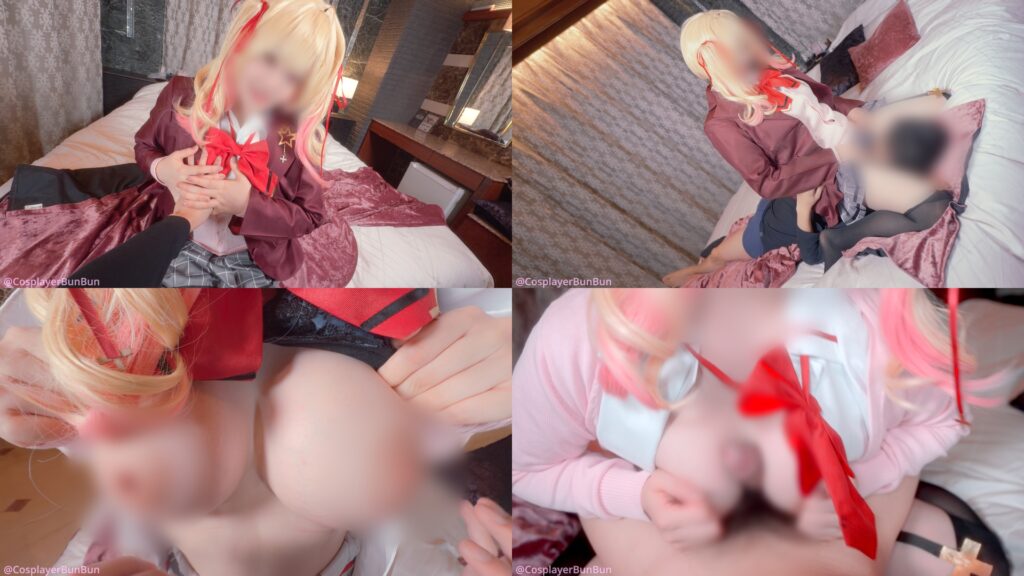 星川サラ ホロライブ コスプレAV 童貞くんと筆おろしえっちと潮吹きえっち 本文画像